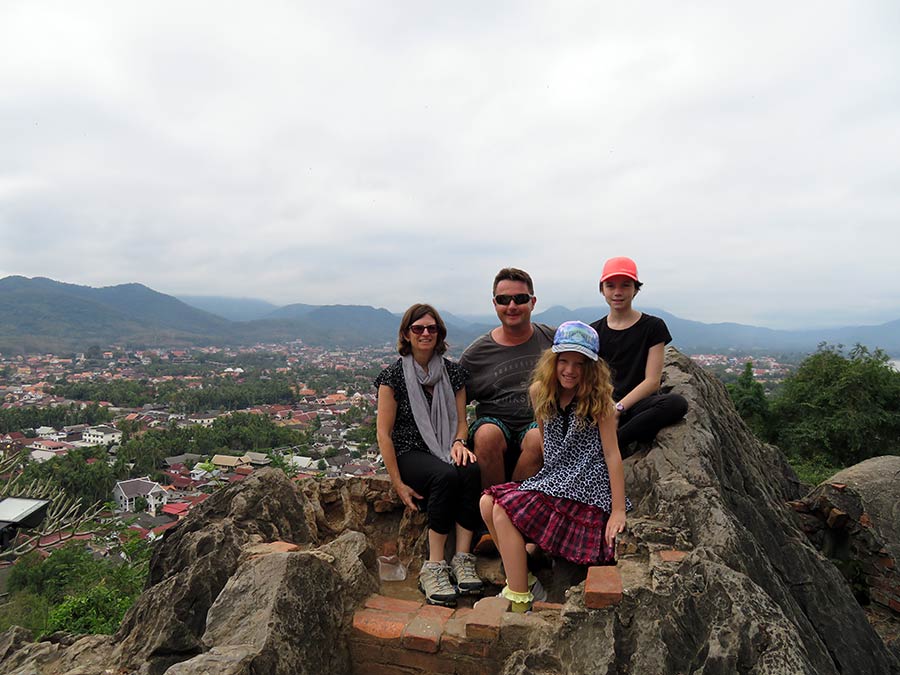 Phousi Hill in Laos