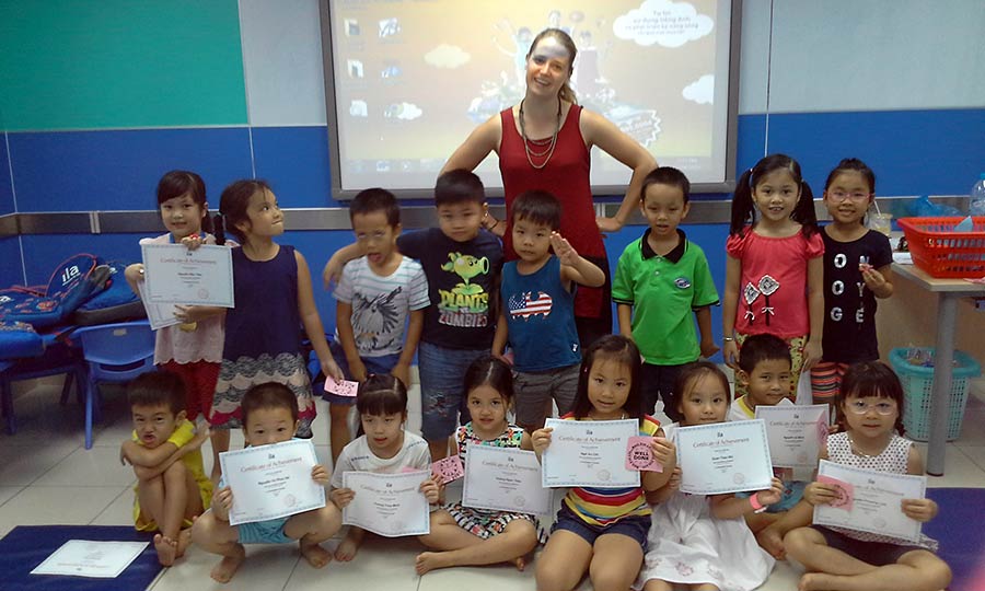 A Helping Hand Teaching English in Vietnam