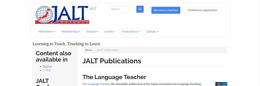 JALT Publications