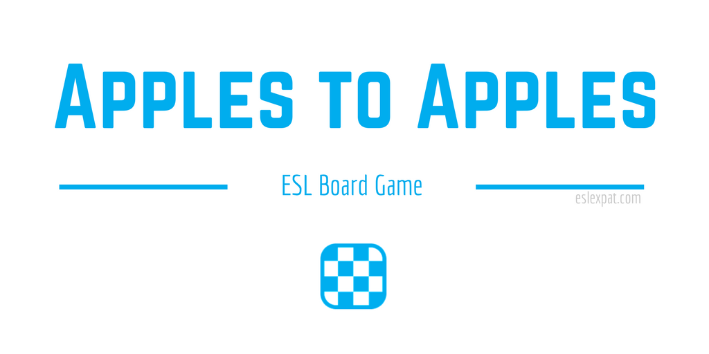 Apples to Apples ESL Board Game