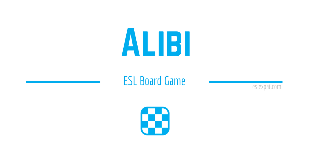 Alibi ESL Board Game