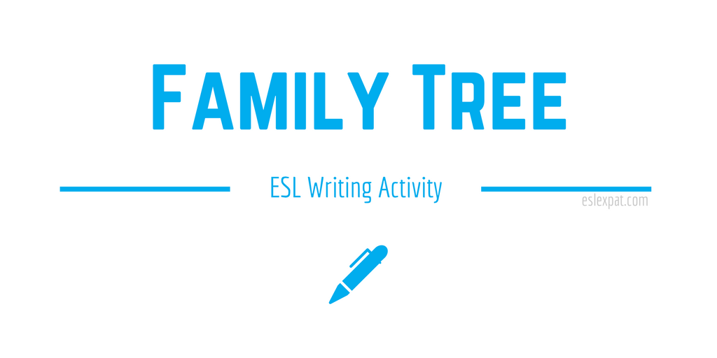 Family Tree ESL Activity