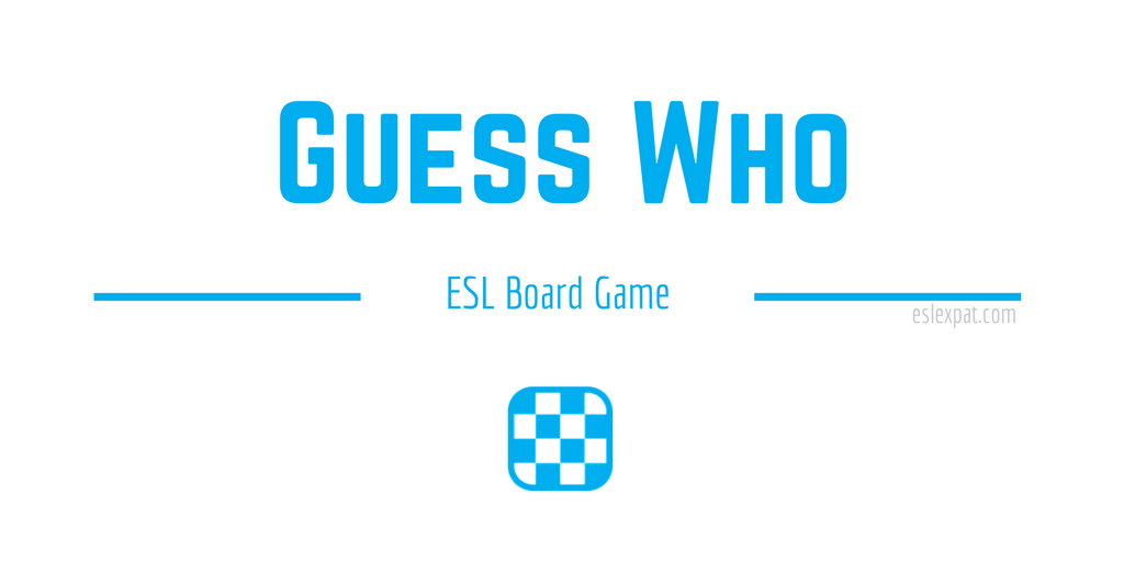 Guess Who ESL Board Game