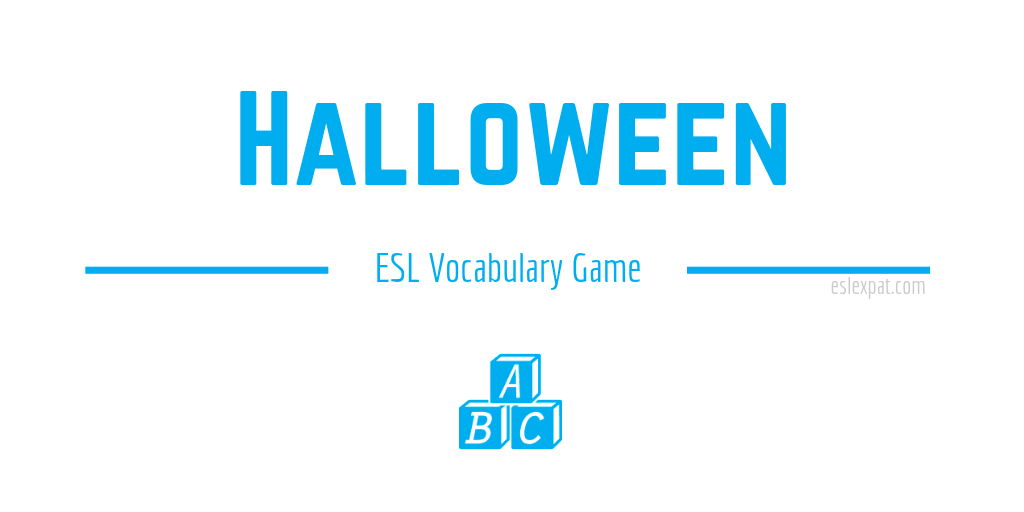 Halloween ESL Vocabulary Game