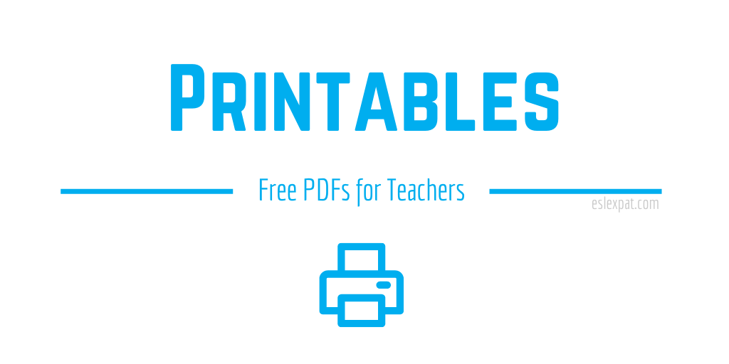 Printables - Free PDFs for Teachers