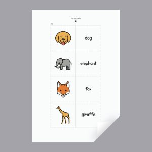 Flashcard Page Sample